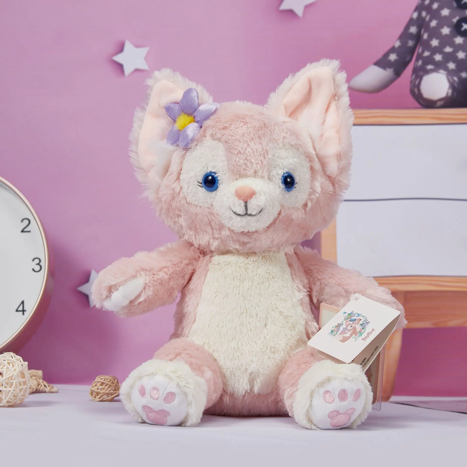 

Disney New Friend Linabell Little Pink Fox Doll Plush 40cm Kawaii Soft Stuffed Toy For Girls Christmas Gift