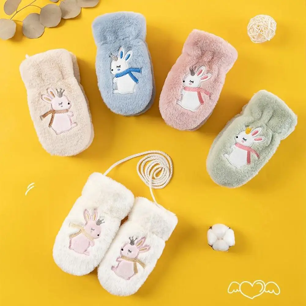 

Утолщенные перчатки с закрытыми пальцами, новые варежки, зимние теплые варежки, перчатки, плюшевые зимние вязаные перчатки, зимние перчатки