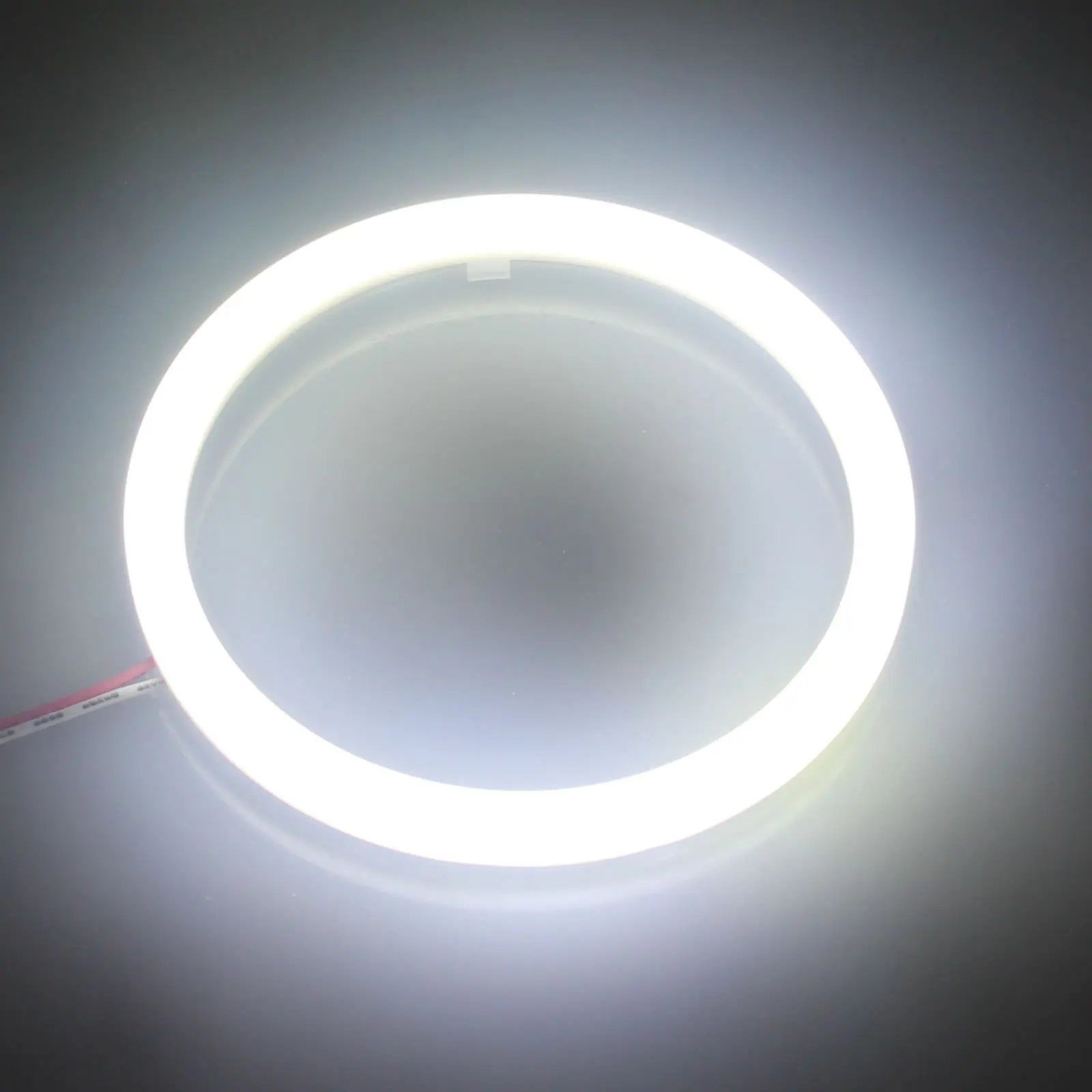 2x Белый Автомобильный ангельский глаз кольца с ореолом лампа заднего фонаря 120 мм