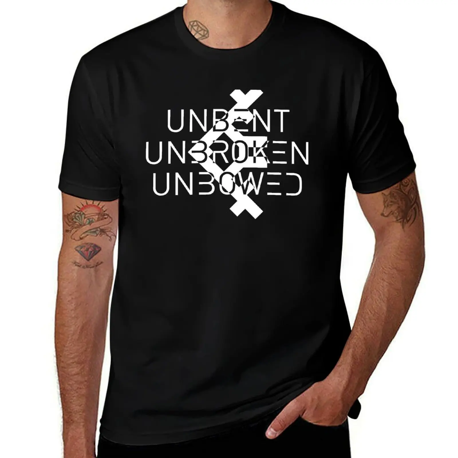 Фото Футболка Light Unbent Unbroken Unbowed (для носимых устройств) с креативным графическим дизайном №1