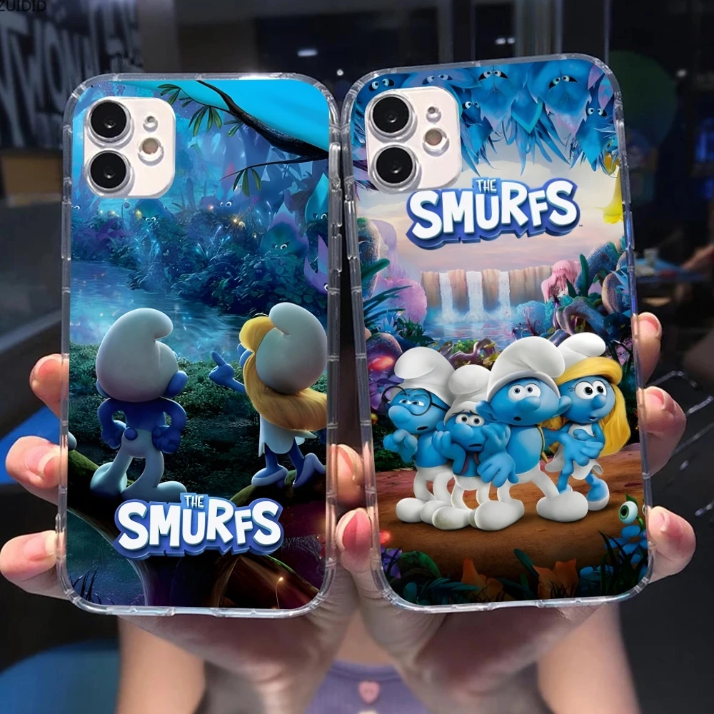 Smurfs Smurfette Smart Чехол для мобильного телефона iPhone 16 15 14 13 12 11 X XR XS 8 Pro Max Plus