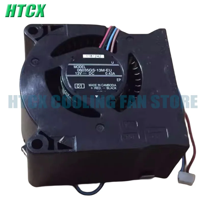 Вентилятор охлаждения проектора 06035GS-13M-EU DC13V 0.43A для CB-S05E/X41/S41/U42