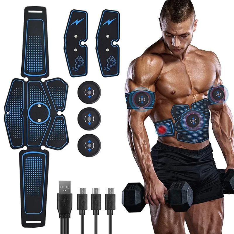 

Abs Toning Belt Muscle Stimulator Smart Electric EMS Wireless Abdominal Muscle Toner Exerciser Home Gym Workout Fitness Unisex