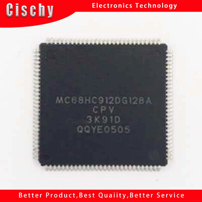 1pcs/lot MC912DG128ACPV 3K91D car engine computer board CPU chip SMD 112 feet with real tracking number In Stock |