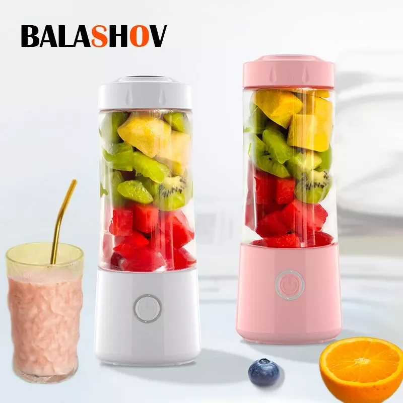 

NEW 2023 Portable Juicer 400ML Usb Mini Blender Fresh Fruit Extractors Multifunction Juice Machine Food Milkshake Smoothies Mix