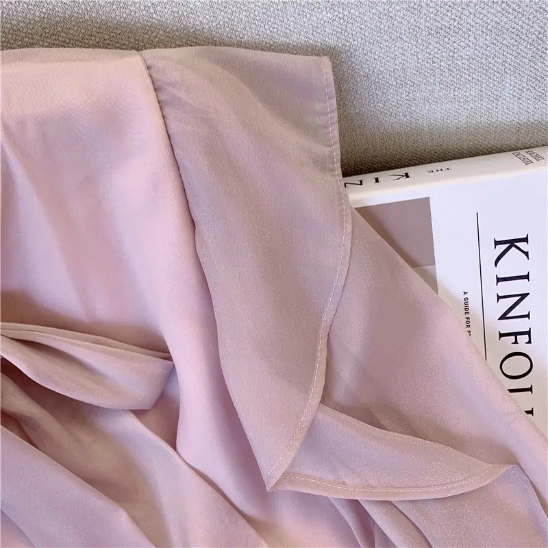 Высококачественная Женская Однотонная рубашка в западном стиле с бантом Женский