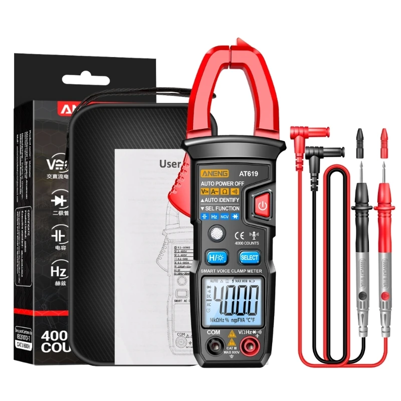 

Voice Broadcast Multimeter Diode- Tester Meter with Data Hold Auto Off Function