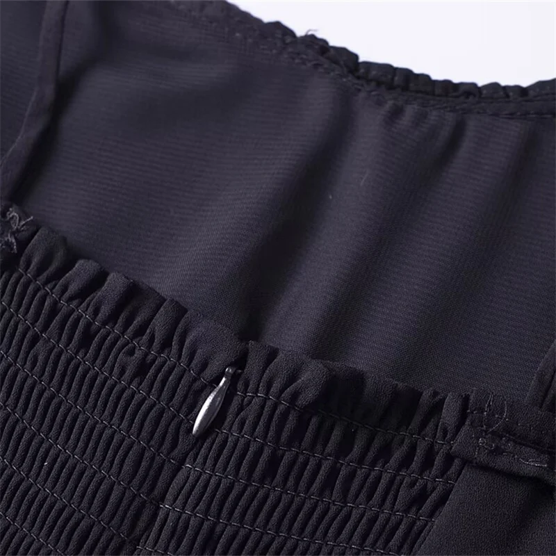 Новинка 2024 женское черное платье KEYANKETIAN с лямкой на шее летнее облегающее