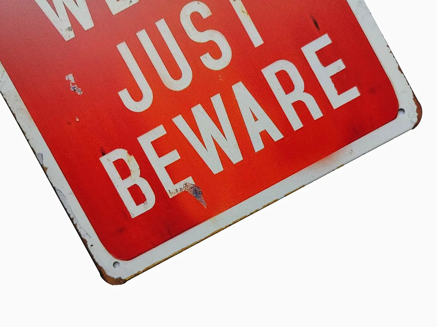 ERLOOD Остерегайтесь хорошего просто винтажный металлический фотопостер для дома