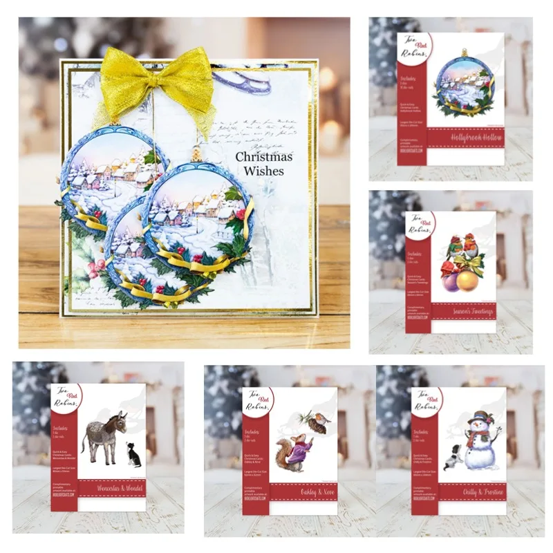 Лидер продаж Рождественский Снеговик собака твит олень легкие карты