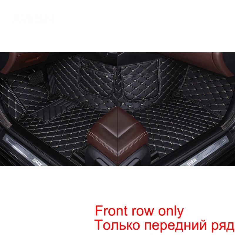 

Front row 2 seat Car Floor Mats For Bmw E90 E46 G20 3 Series E21 E30 E36 E91 E92 E93 F30 F31 F34 F35 G21 G28 car accessories
