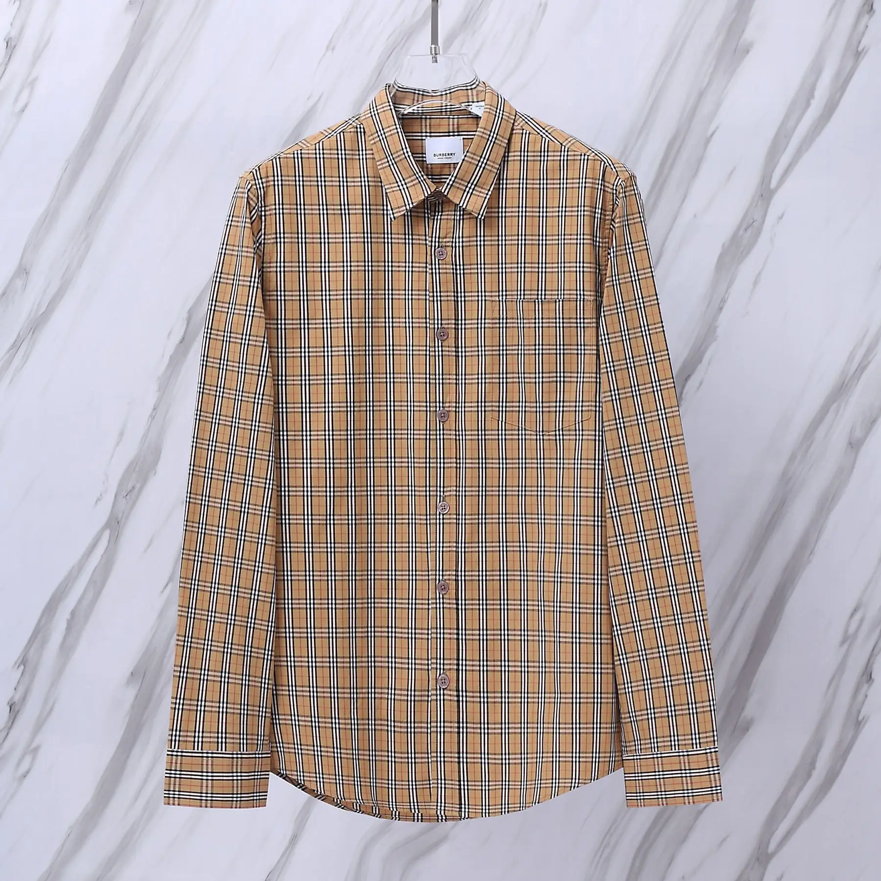 Burberry Женские рубашки Модный свитшот с длинным рукавом хлопковый джемпер