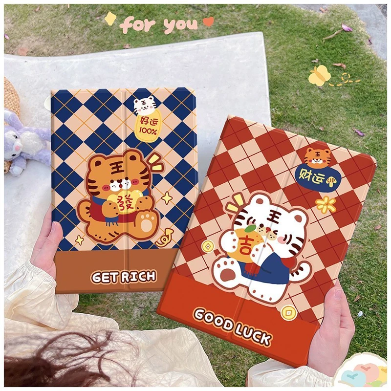 Аниме удачи Тигр Слэм-Данк Сейлор Мун Дораэмон один кусок просмотр для Apple IPad mini6 Air4 Pro 2020 Строительная игрушка подарок