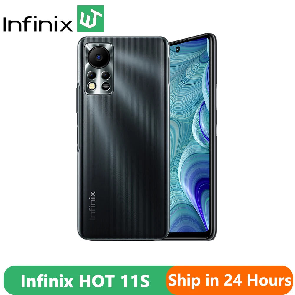 

Global Version Infinix HOT 11S 4GB 64GB 5000mAh Battery 6.78" FHD Punching Display Smartphone Helio G88 50MP AI Rear Camera NFC