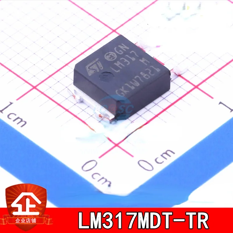 10 шт., новинка, оригинальная Φ LM317M TO252, регулируемый Трехконтактный регулятор напряжения, Φ до-252 LM317M