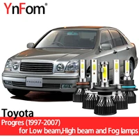 ynfom toyota special led headlight bulbs kit for progres g10 g11 g15 1997 2007 low beamhigh beamfog lampcar accessories