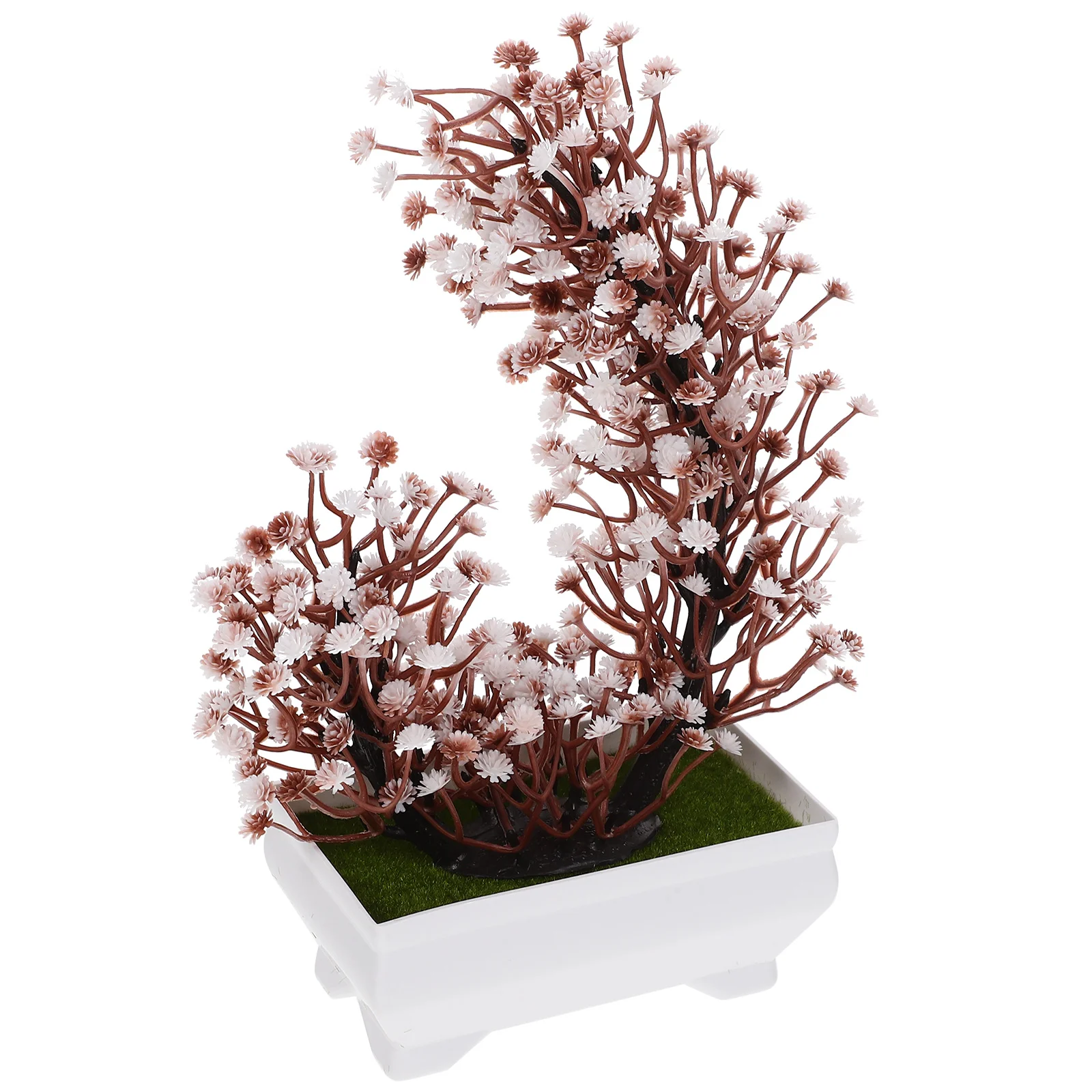 

Artificial Potted Plant Bookshelf Decor Tabletop Fake Decoration Plants Ornament Plastic Indoor Model