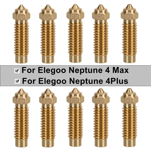 Латунные сопла для 3D-принтера KINGROON для Elegoo Neptune 4 Plus