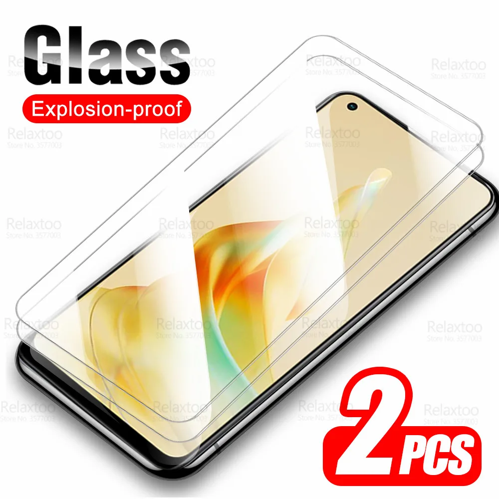 

2Pcs Tempered Glass For Oppo Reno8 T Screen Protector Protective Glasses Reno 8T 8 T T8 Reno8T 4G 6.43" CPH2481 Armor Cover Film