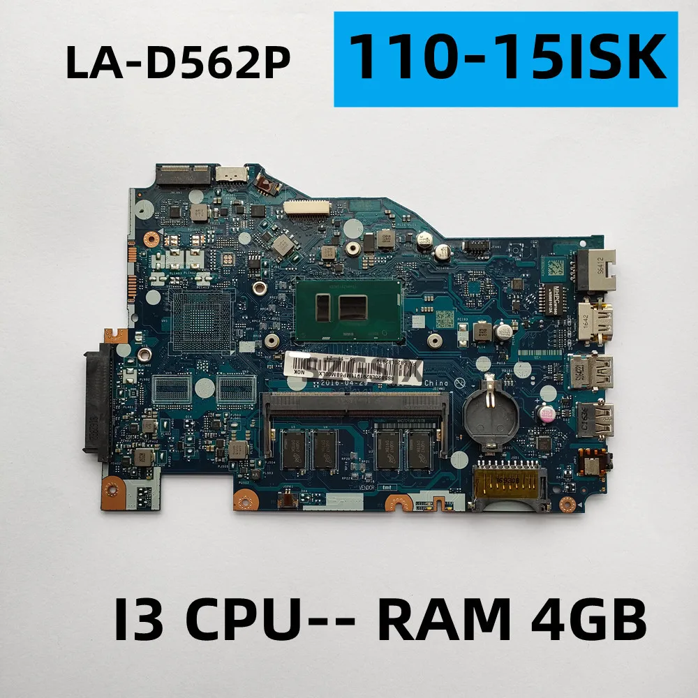

Материнская плата для ноутбука Lenovo Ideapad 110-15ISK BIWP4/P5 LA-D562P i3 CPU, 4 Гб RAM, 100% Протестировано