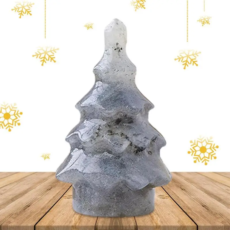 

Christmas Tree Crystal Ornaments Crystal Figurine Mini Christmas Tree Shape Table Top Decorative Centerpiece For Home Office