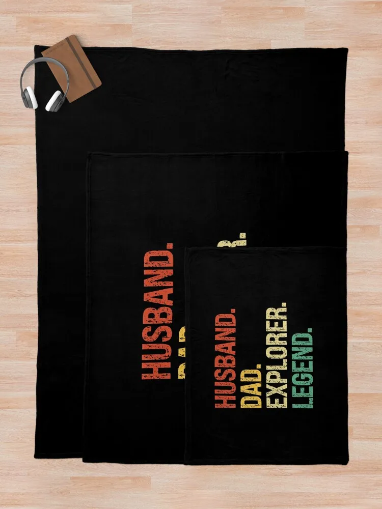 Исследователь День отца исследователь Husaband Dad Legend Плед Лохматое пушистое