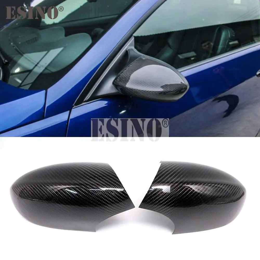

2 x Автомобильный Стайлинг, натуральное углеродное волокно, боковое зеркало заднего вида, клейкие Чехлы, декоративный Чехол для BMW E82, E92, E93, E90