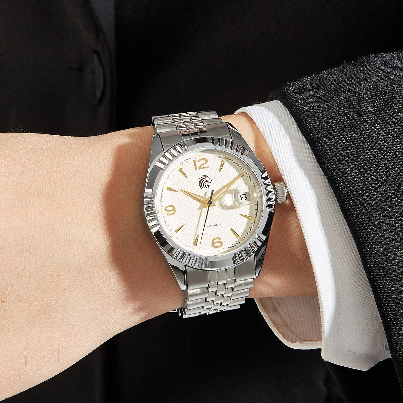 Винтажные механические часы 1960 мужские стальные ремешки для часов