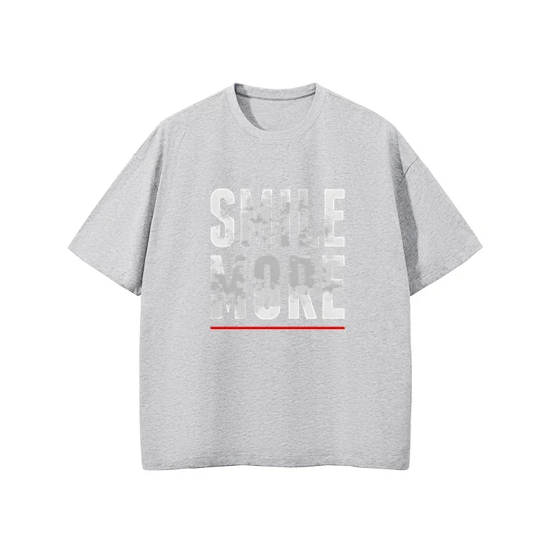 Футболки с графическим принтом Smile More футболка большого размера мужская мужские