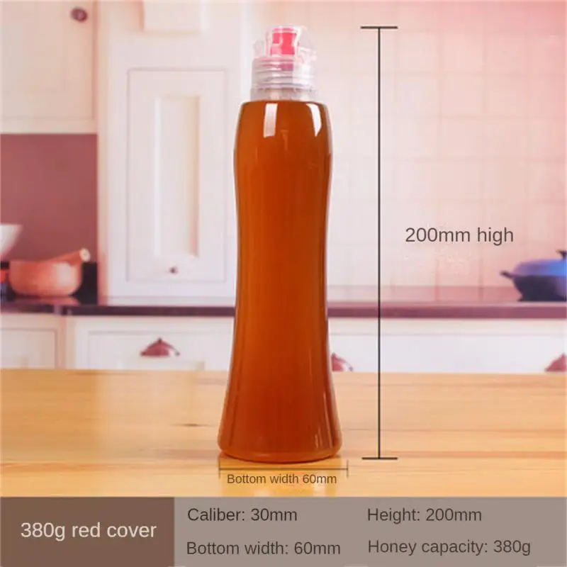

Portable Squeeze Oil Bottle Leak-proof Transparent Honey Bottle Squeeze Fresh-keeping Sealed Tank Kitchen Tool Mini Dust-proof