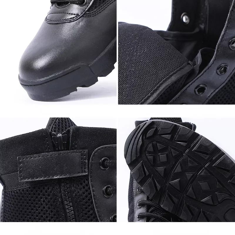 

Дышащие сетчатые тактические военные ботинки jumoffen, уличные легкие походные ботинки, новая модель пустыни, мужские рабочие ботинки