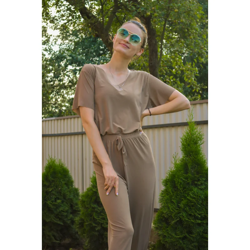 Female Home Clothes 2 Pieces Set Lady Home Suit Summer Women Lounge Wear Autumn Loose Homewear Suit for Women Pajamas Pants Set