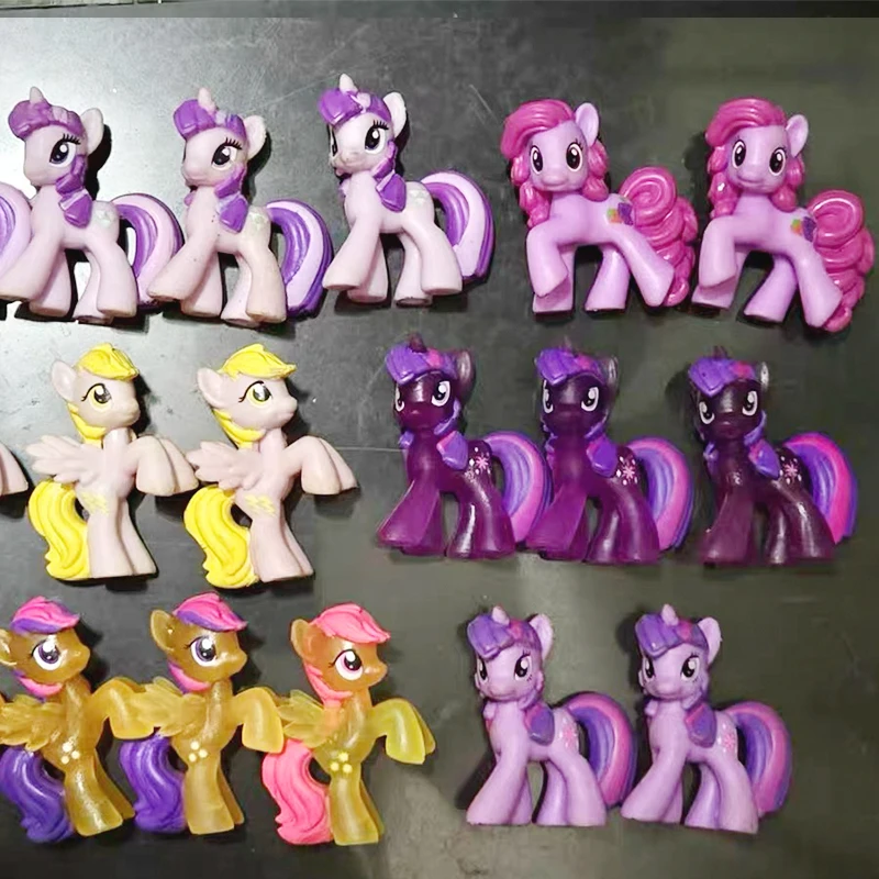 Фото Подлинная My Little Pony Rare Mini Edition, прозрачные Cutie Mark Lyra Heartstrings Twilight Sparkle, ночник, коллекционные игрушки №1