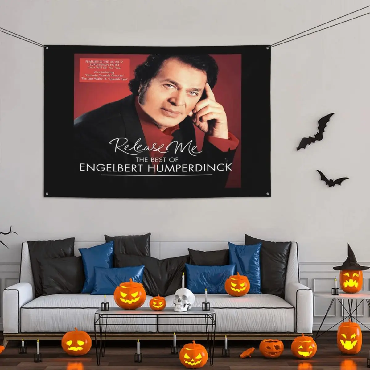 

The Best Of Engelbert Humperdinck Party Banner Decor 120x180cm Modern Outdoor Lawn Fade Resistant Delicate