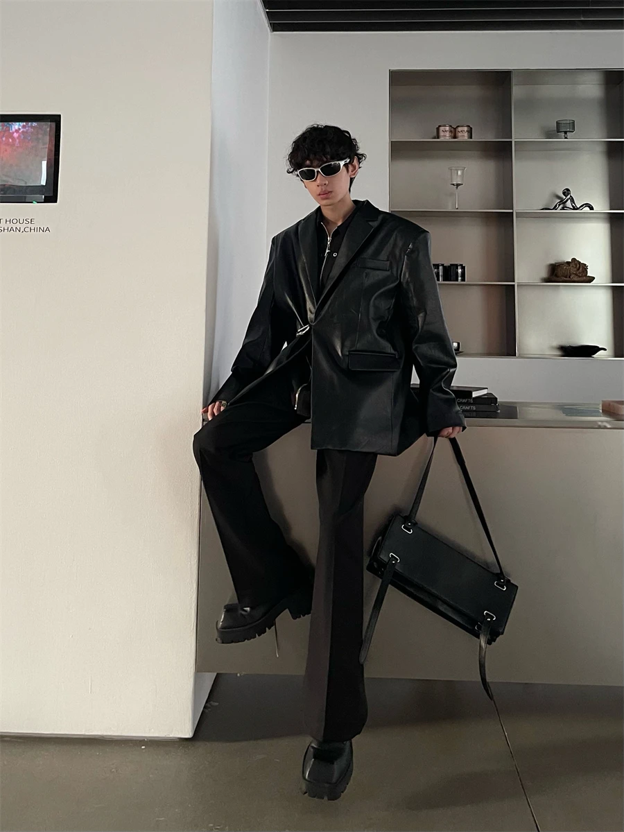  Дизайнерские высококачественные слегка расклешенные брюки с разрезом Vibe Sle