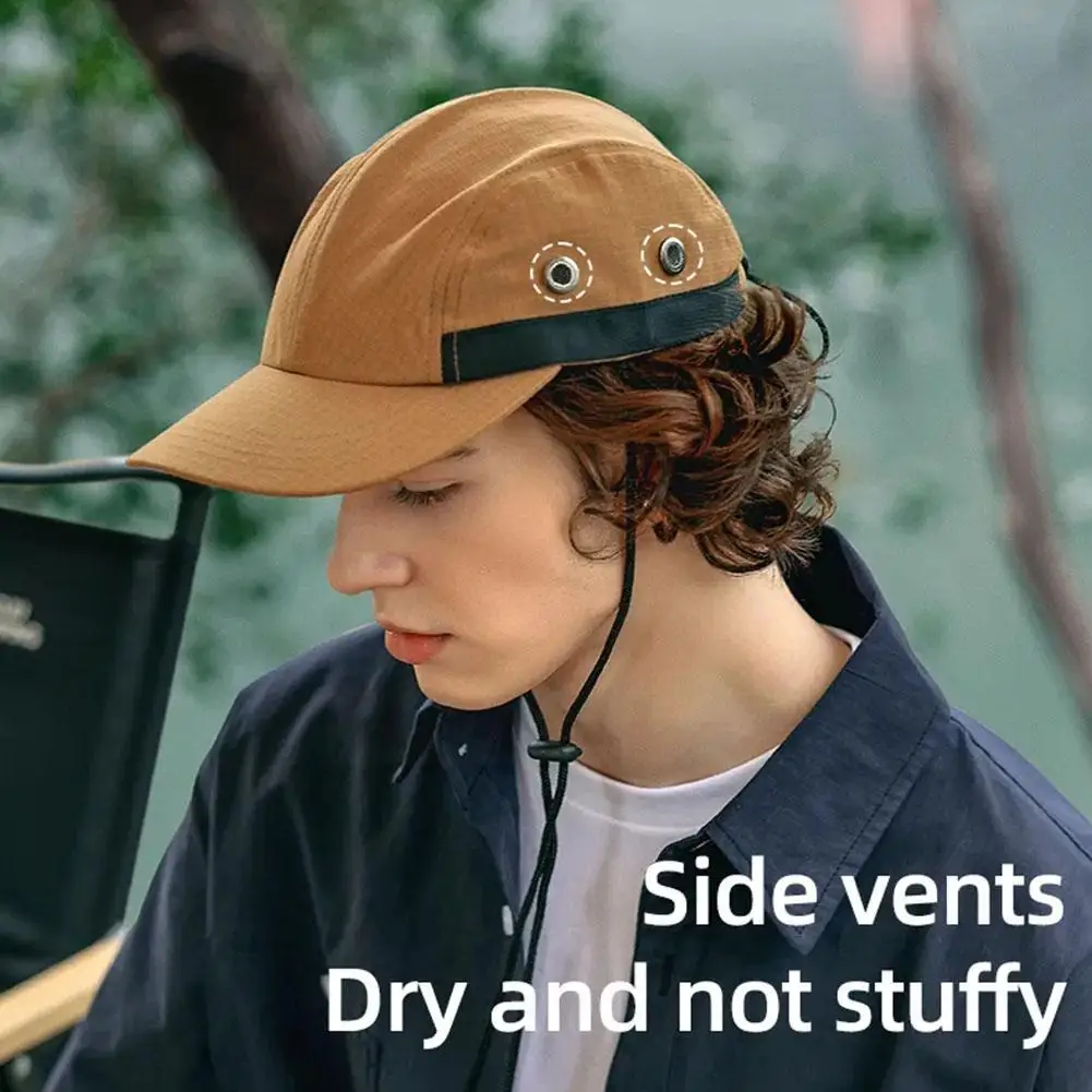 Summer Sunscreen Cap Men Women Outdoor Cycling Sweat Hats With Rope Baseball Absorption Quick-Drying Soft Top Breathable B7D7
