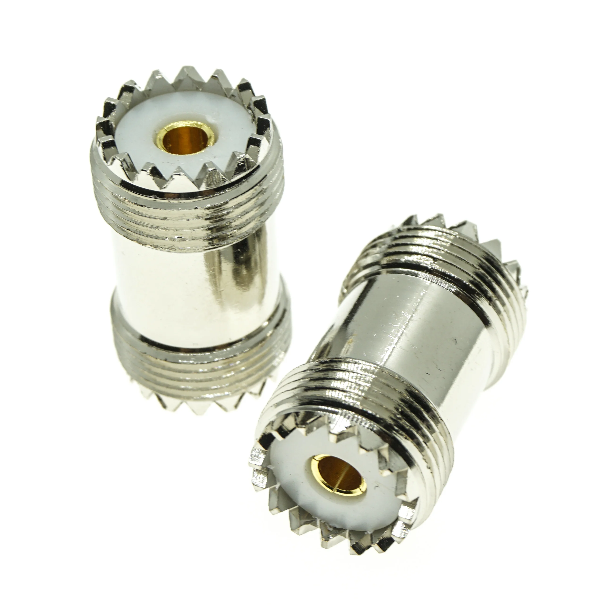 1X шт. UHF PL259 SO239 2 двойной гнездовой разъем увч гнездо до УВЧ Короткие Твердые