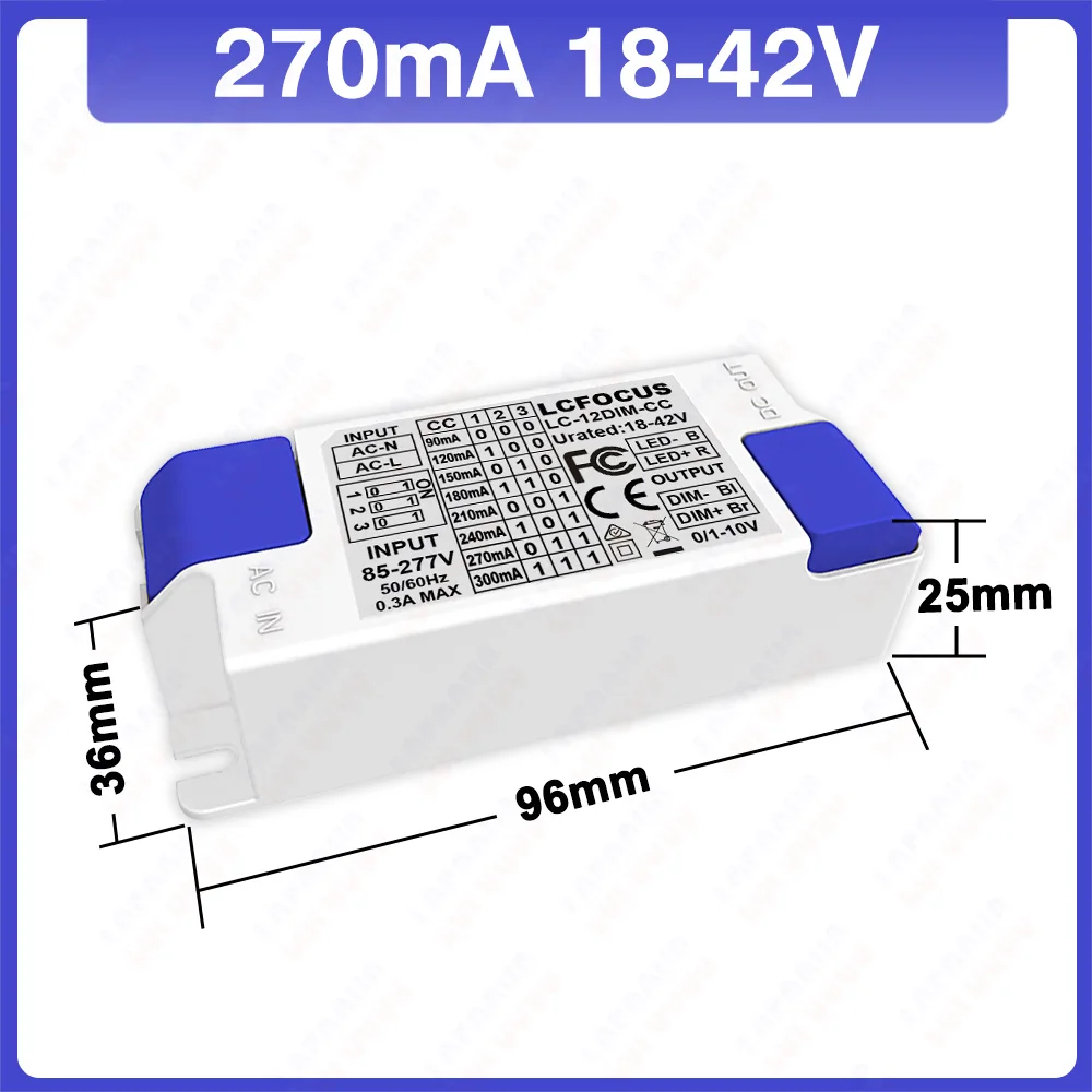 

LCFOCUS Трансформатор освещения 0-10В 2-12Вт