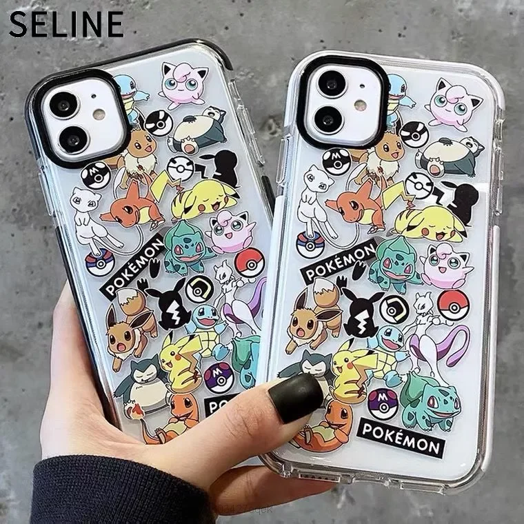 

Characters Ins Fashion Iphone Case For IPhone 12 11 Pro Max XS XR X 7 8 Plus 6 6s SE 2020 Soft Back Cover Y2k Aesthetic