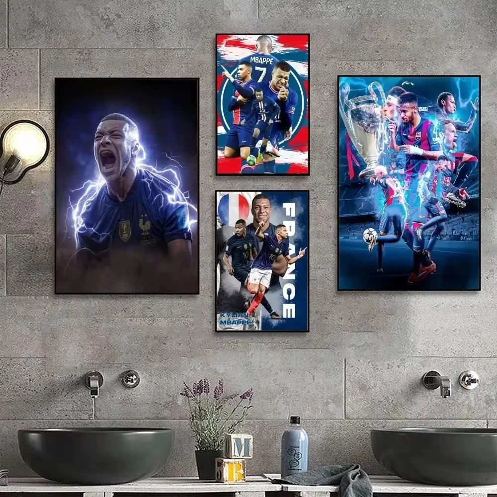 Современный стиль K-Kylian Football M-Bappes постер с принтом на холсте для клубного бара