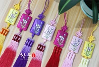 south korea imported hanbok pendant double sided embroidery pendant korean car pendant