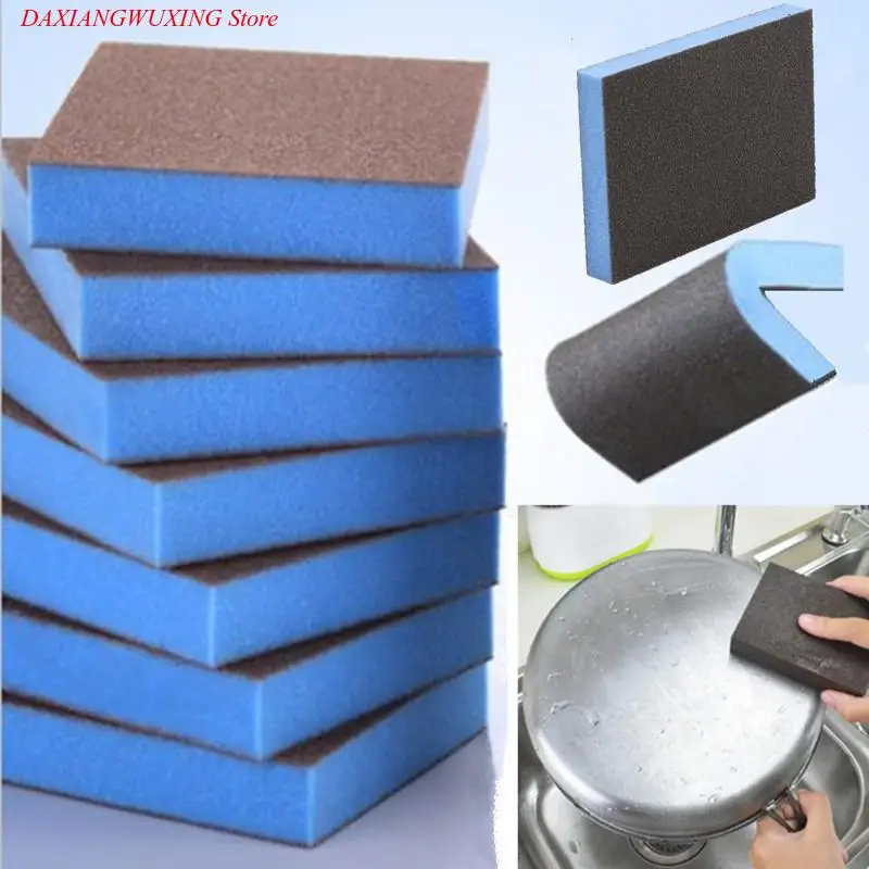 

Высококачественная нанометровая Волшебная Чистящая Щетка, губка для песка, искусственная кухонная чаша, сковорода, Чистящая губка, инструм...