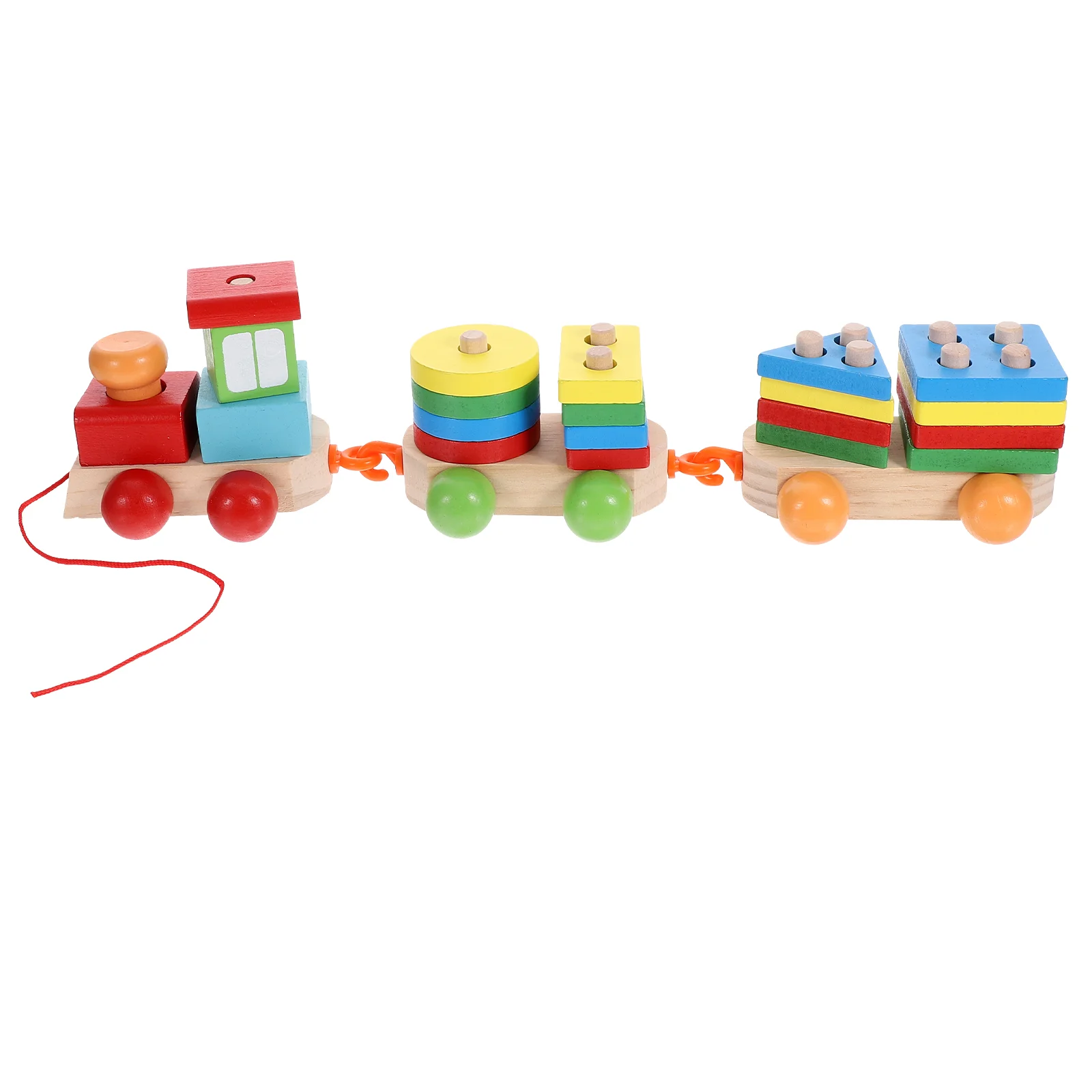 

Kids Early Educational Toy Wood Shape Building Block Baby Toys Parent-children Interactive Intelligence Training Color Sensory