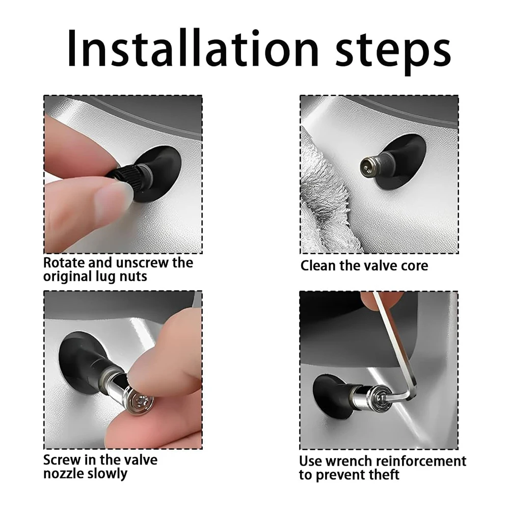 4 шт. колпачки для клапанов автомобиля