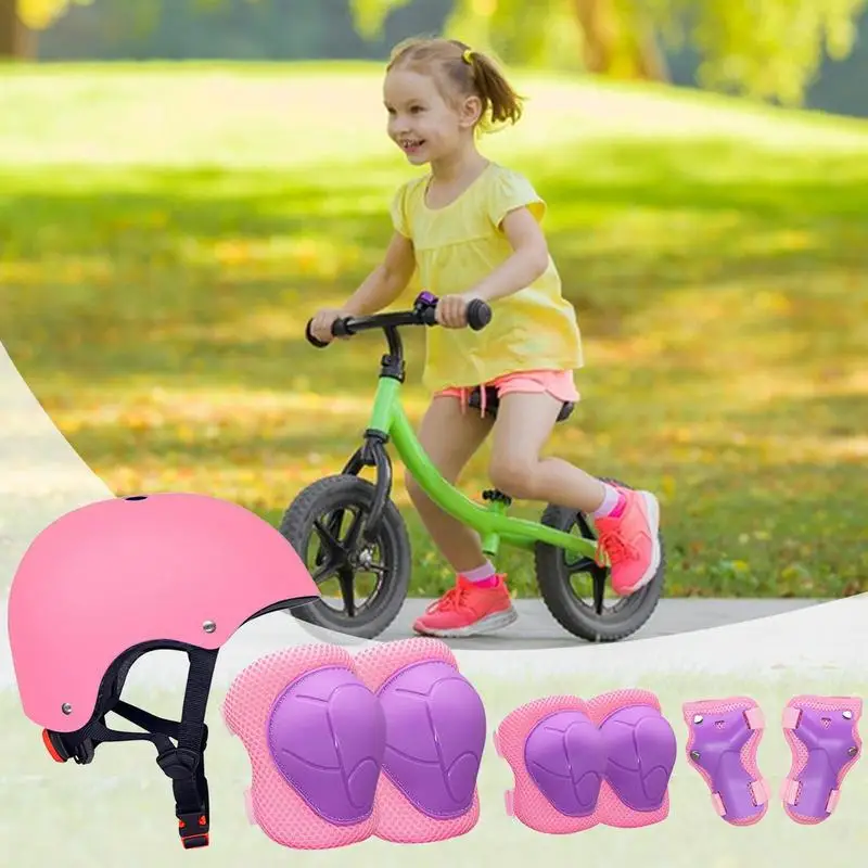 Детские велосипедные шлемы и накладки регулируемые детские для скутера с