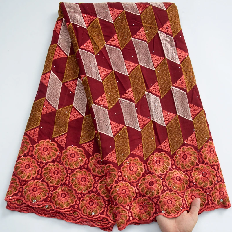 

Швейцарская вуаль, хлопковое кружево в Швейцарии, африканская фототкань 5 ярдов для свадебных платьев, швейные женские платья A3383