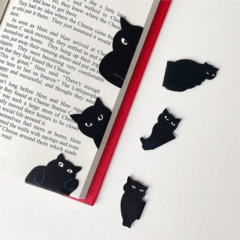 

Magnetic Bookmarks 6 Pieces Cute Cat Magnet Bookmark Clips Cat Book Mark Magnetic Book Page Clips For Kids Students Teachers