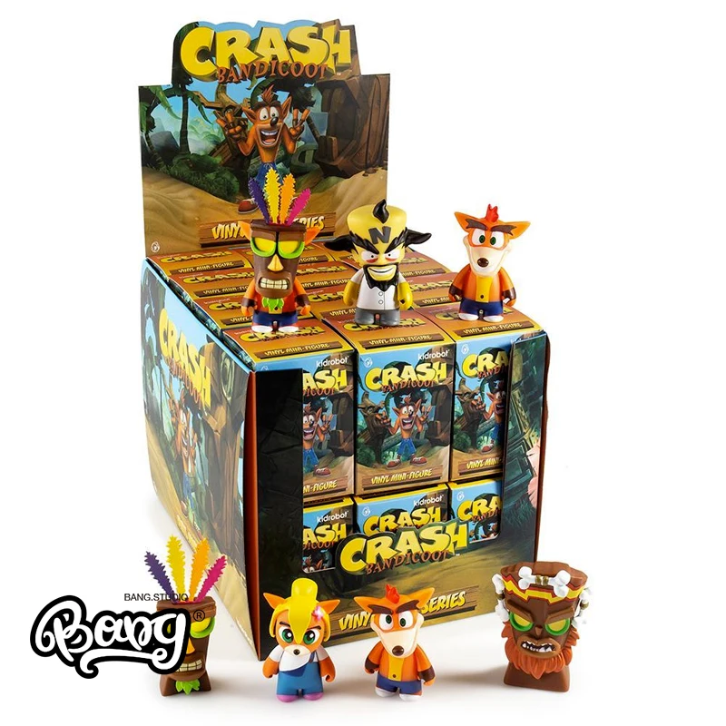 

Action Game Crash Bandicoot N. Sane Trilogy Cartoon Style Q Version Action Figure Model Ornaments Toys Children Gifts