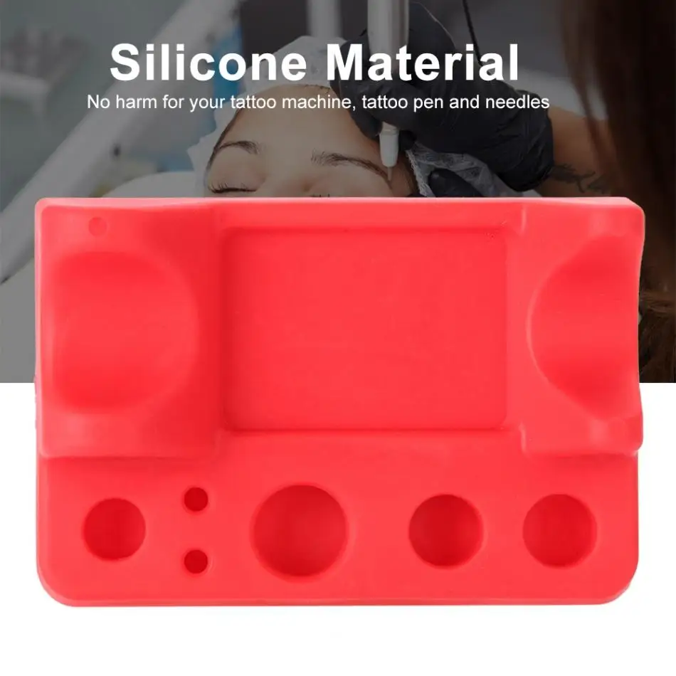 

High Quality Silicone Tattoo Pen Holder Microblading Pigment Ink Cup Tattoo Stand Makeup Tattoo Accessory Permanent Make Up Tool
