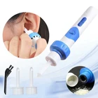 Мягкое устройство для удаления ушного воска, массажный очиститель, электрический умный ушной очиститель, удаление ушной раковины, удаление всасывания, предотвращение ухода за ушами, набор инструментов, новинка